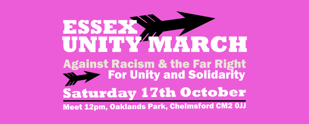 Essex Unity March against racism oct 17th